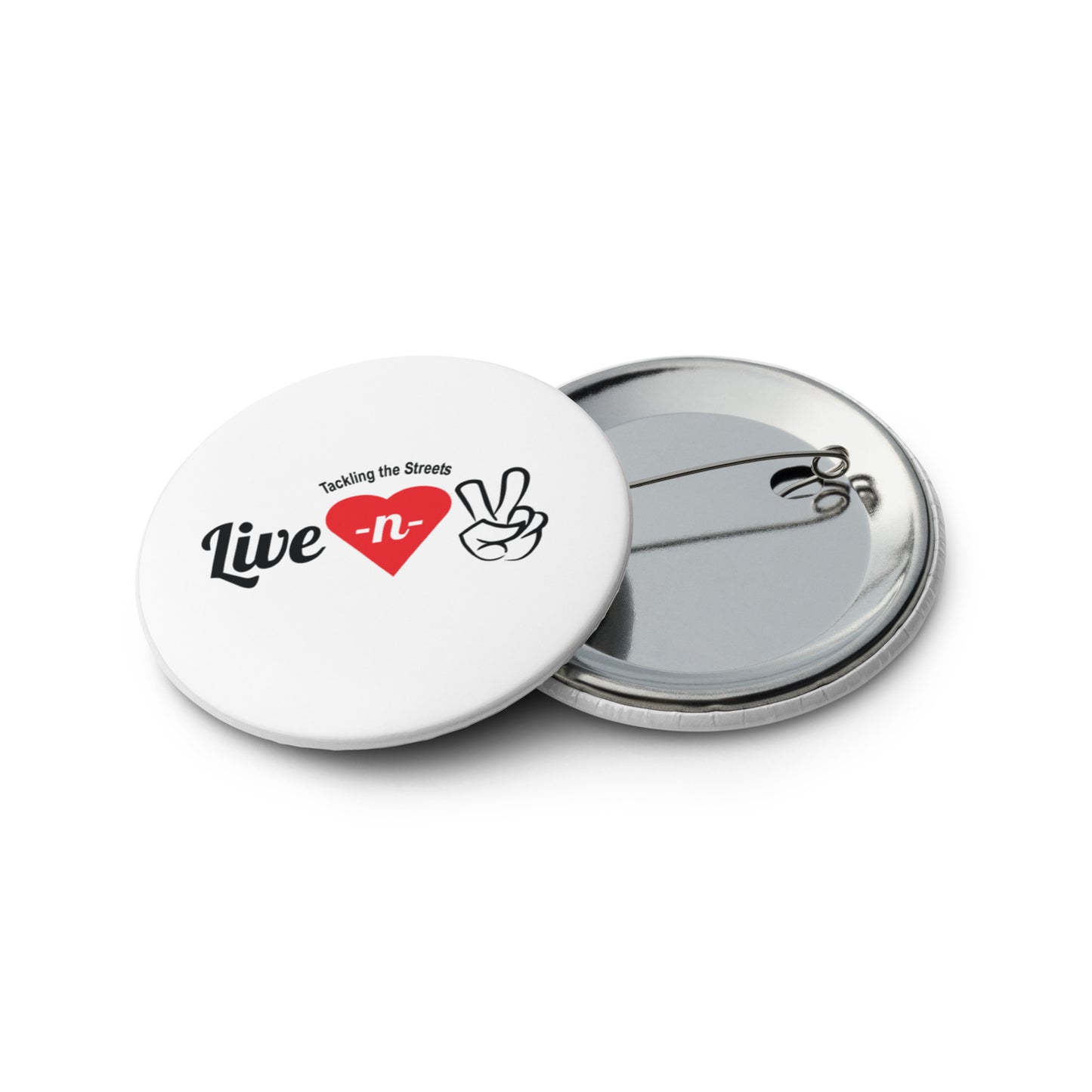 Set of pin buttons