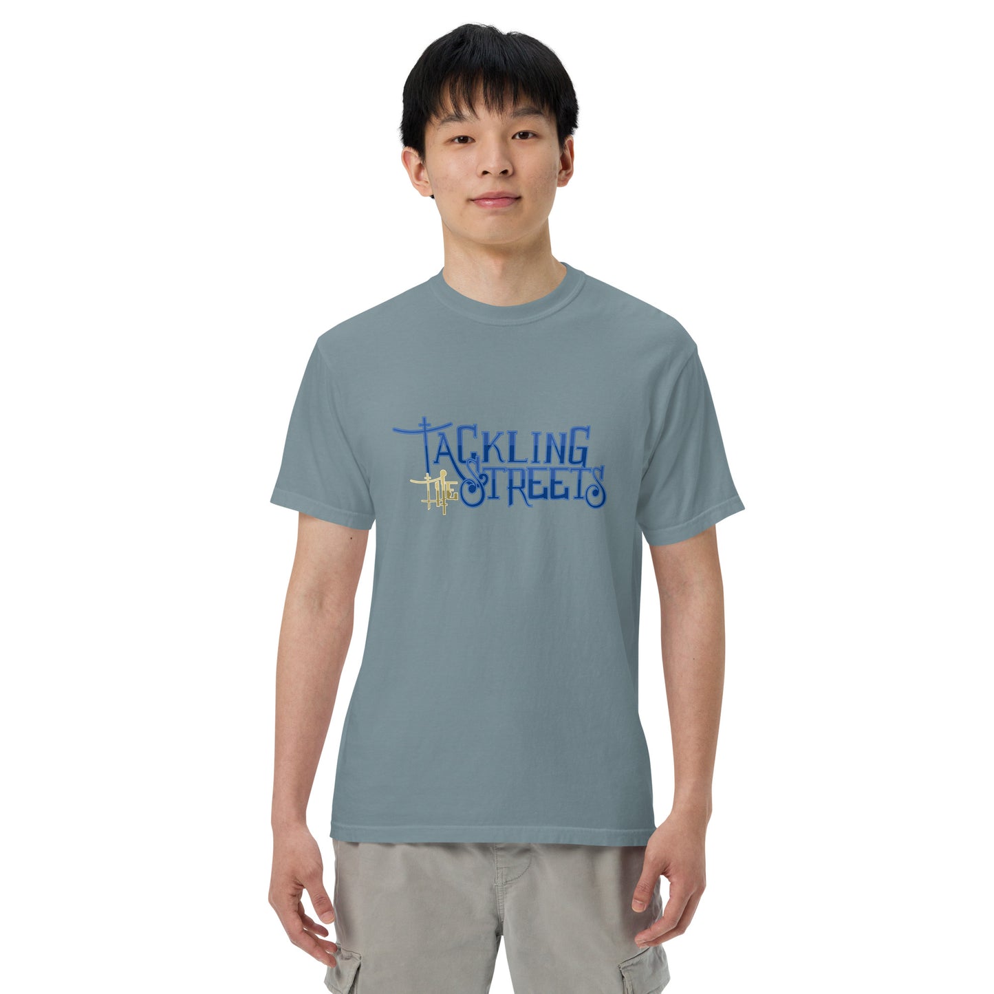 Unisex garment-dyed heavyweight t-shirt