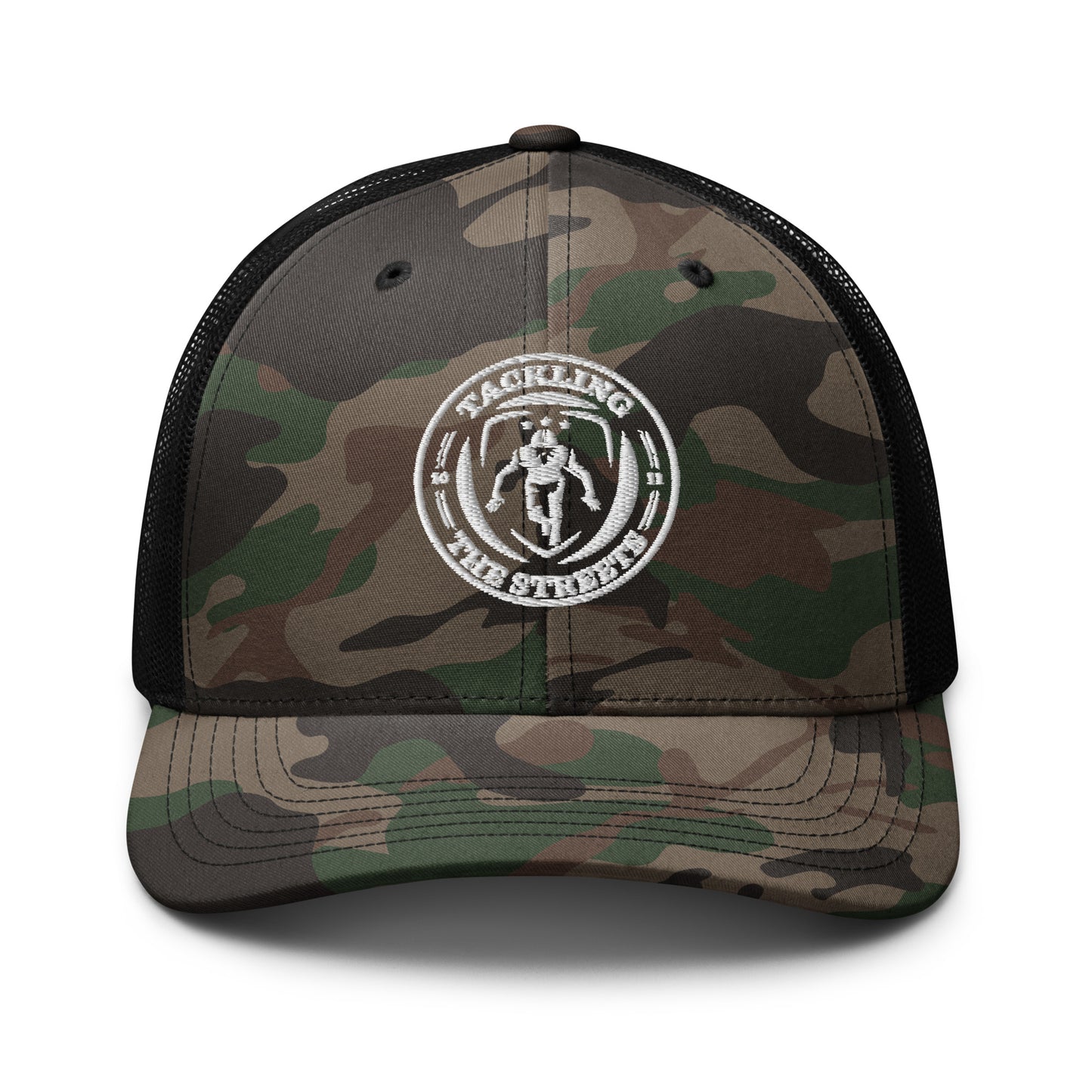 Camouflage trucker hat