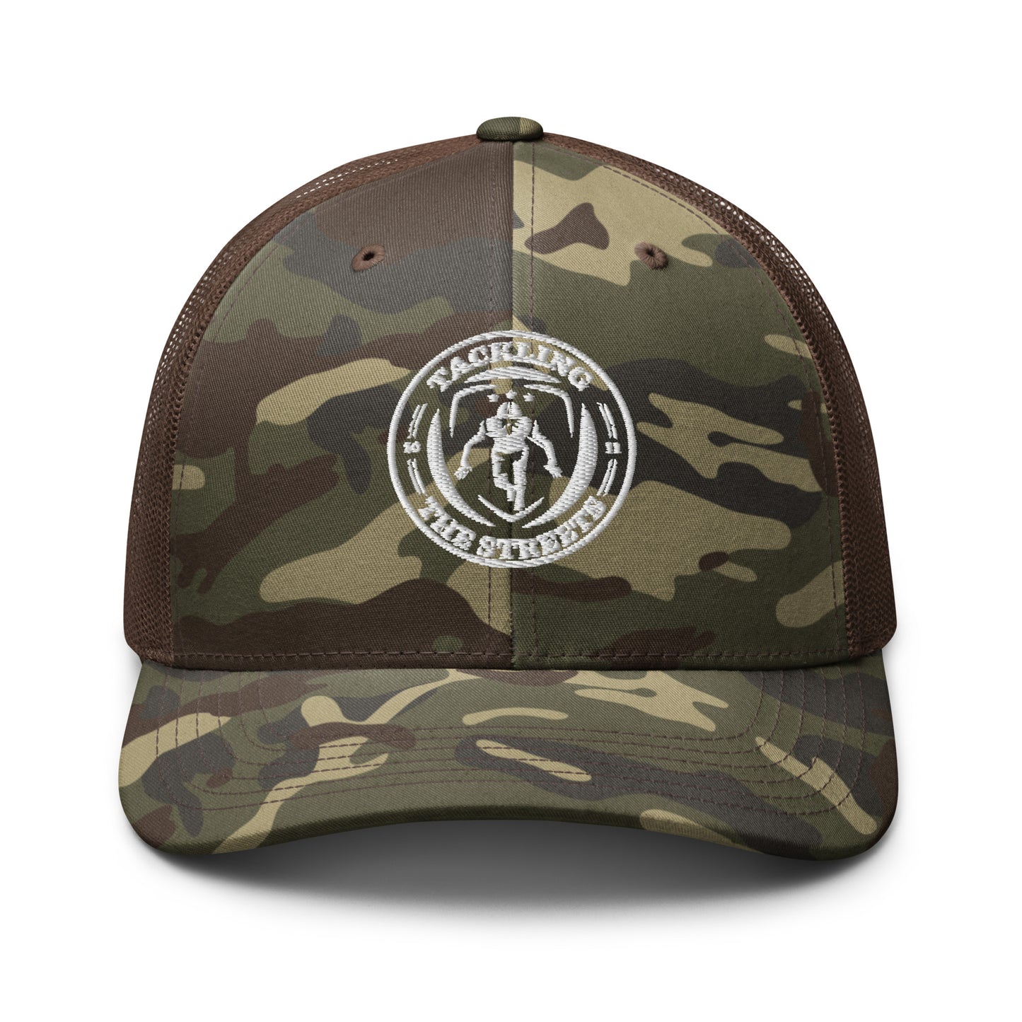 Camouflage trucker hat